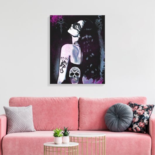 HEKSERIG CANVAS AFDRUK (Insitu (Woonkamer))