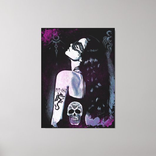 HEKSERIG CANVAS AFDRUK (Voorkant)