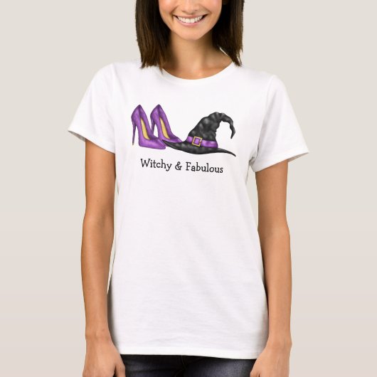 Hekserig en fabelachtig Pet en hakken Schattige Ha T-shirt (Voorkant)