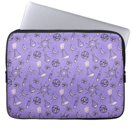 Hekserig Occulte Symbolen Patroon - Mystiek Magisc Laptop Sleeve