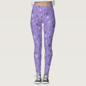 Hekserig Occulte Symbolen Patroon - Mystiek Magisc Leggings (Voorkant)