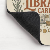 Hekserige Bibliothecaris Bibliotheekkaart Boeklief Muismat (Hoek)