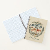 Hekserige Bibliothecaris Bibliotheekkaart Boeklief Notitieboek (Binnen)