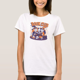 Hekserige Boekclub Grappig Halloween Lezen T-shirt