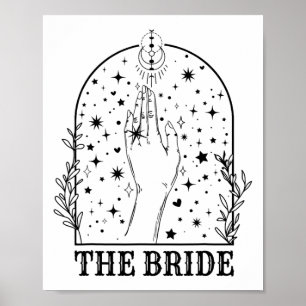 Hekserige Bruid Coven Matchende Gotische Bachelore Poster