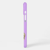 Hekserige Denken Spookachtig Paars Ondeugende Art  iPhone Hoesje (Linkerkant)
