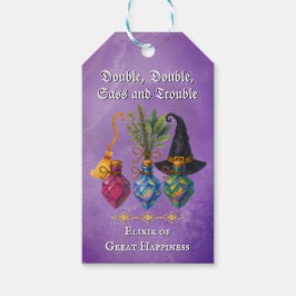 Hekserige drank cadeautag - Halloween Elixir Feest Cadeaulabel
