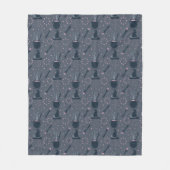 Hekserige Halloween Ketel Magie Fleece Deken (Voorkant)
