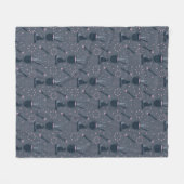 Hekserige Halloween Ketel Magie Fleece Deken (Voorkant (Horizontaal))