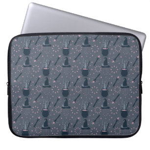 Hekserige Halloween Ketel Magie Laptop Sleeve