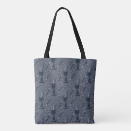 Hekserige Halloween Ketel Magie Tote Bag