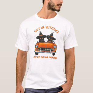 Hekserige Katten Gaan Hexen T-Shirt