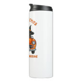 Hekserige Katten Gaan Hexing Oversized T-Shirt Thermosbeker (Geroteerd rechts)