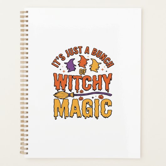 Hekserige Magische Halloween Typografie Design_1 Planner (Voorkant)
