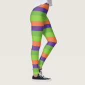 Hekserige multi gestreepte leggings (Rechts)