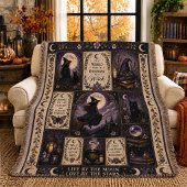 Hekserige quilt Halloween decoratie Deken