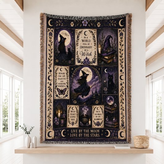 Hekserige quilt Halloween decoratie Deken