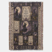 Hekserige quilt Halloween decoratie Deken (Voorkant Verticaal)