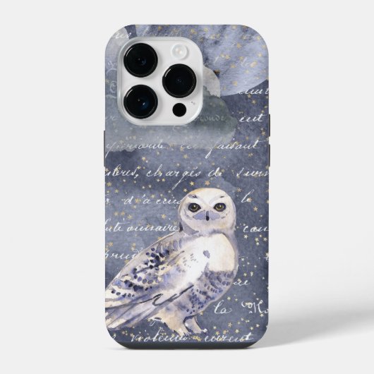 Hekserige Sneeuwuil iPhone Hoesje (Achterkant)