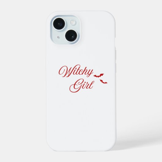 Hekserige telefoonhoesje iPhone 15 case (Achterkant)