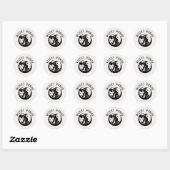 Hekserige Vrouw 1-1/2" (vel van 20) Stickers (Vel)
