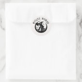 Hekserige Vrouw 1-1/2" (vel van 20) Stickers (Tas)