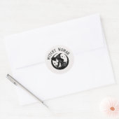 Hekserige Vrouw 1-1/2" (vel van 20) Stickers (Envelop)