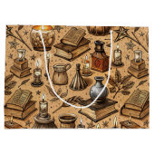  Hekserij Boeken & Kaarsenpatroon (2) Groot Cadeauzakje (Achterkant)