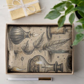  Hekserij Boeken & Kaarsenpatroon Tissuepapier (Geschenk)