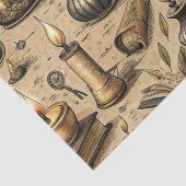  Hekserij Boeken & Kaarsenpatroon Tissuepapier (Detail)