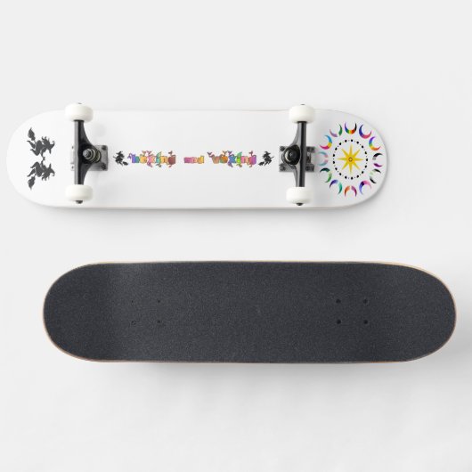 HEKSERIJ EN ERGERNIS Witchcore Design + Pride Mane Persoonlijk Skateboard (Horizontaal)