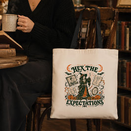 Hekserij Halloween Donkere Academie Grafische Kuns Tote Bag
