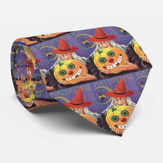 Hekserij Halloween Stropdas (Opgerold)