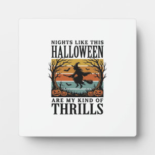 Hekserij Halloween Verschrikkingsscène Gravure Des Fotoplaat