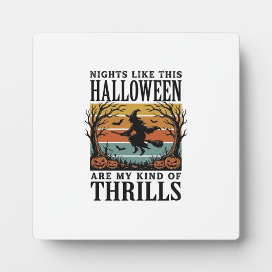Hekserij Halloween Verschrikkingsscène Gravure Des Fotoplaat (Voorkant)