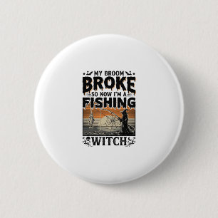 Hekserij Halloween Vintage Vector Ontwerp_1 Ronde Button 5,7 Cm