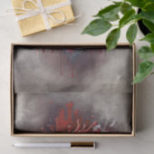 hekserij | Hart met rode en gouden bloedingsdruppe Tissuepapier (Geschenk)