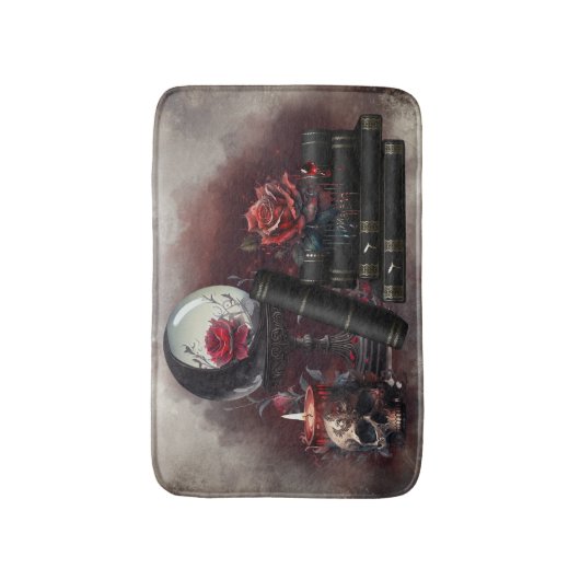 hekserij | Magische items Spellbooks en Crystal Ba Badmat (Voorkant Verticaal)