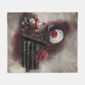 hekserij | Magische items Spellbooks en Crystal Ba Fleece Deken (Voorkant (Horizontaal))