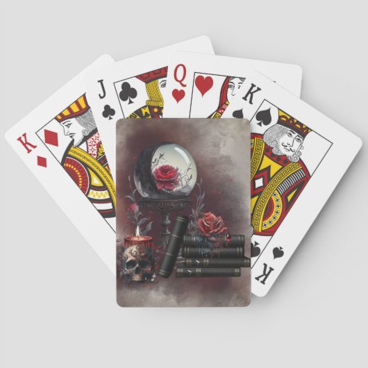 hekserij | Magische items Spellbooks en Crystal Ba Pokerkaarten (Achterkant)