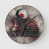 hekserij | Magische items Spellbooks en Crystal Ba Ronde Klok (Voorkant)