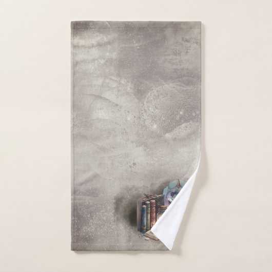 hekserij | Pastel Spellbook Tomes en Crystal Ball Bad Handdoek (Handdoek)