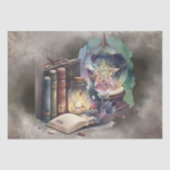 hekserij | Pastel Spellbook Tomes en Crystal Ball Tissuepapier (Voorkant)