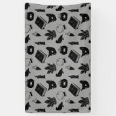Hekserij Patroon I Spandoek (Verticaal)