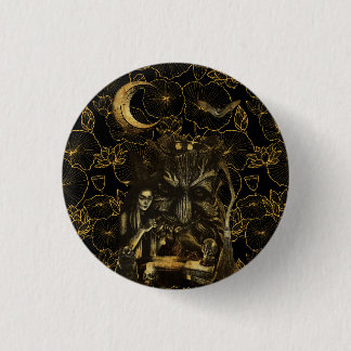 hekserij ronde button 3,2 cm