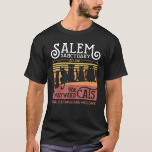 Hekserij Salem Tehuis Voor Verloren Zwarte Katten T-shirt