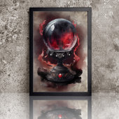 hekserij | Smoky Red Jeweled Magical Crystal Ball Tissuepapier