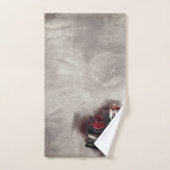 hekserij | Spellbook Tomes en Skull Candle Bad Handdoek (Handdoek)