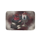 hekserij | Spellbook Tomes en Skull Candle Badmat (Voorkant)