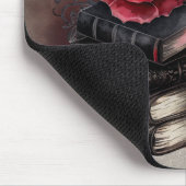 hekserij | Spellbook Tomes en Skull Candle Muismat (Hoek)